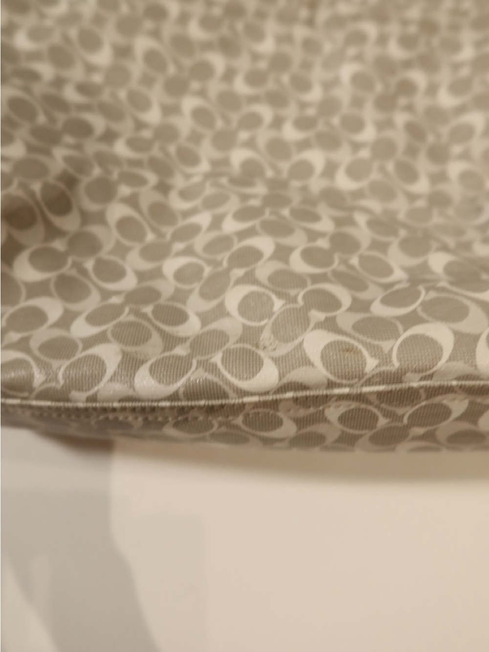 Coach Signature Large grey Tote - Picture 7 of 15